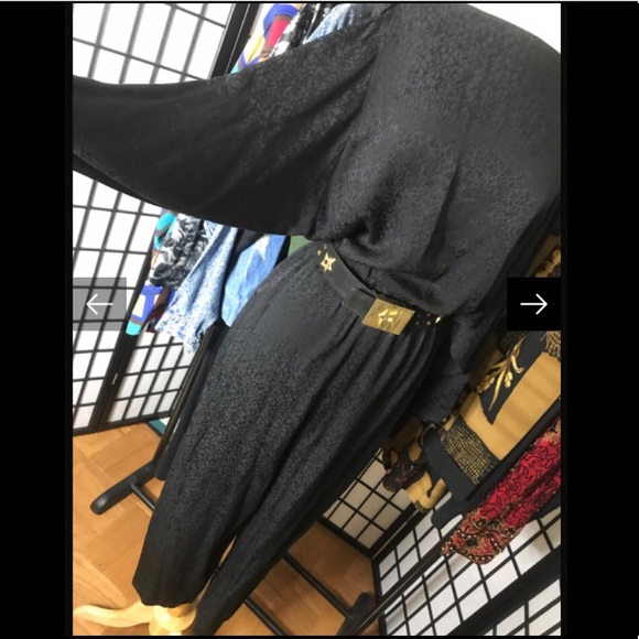 Vintage Silk Jumpsuit - Picture 2 of 8